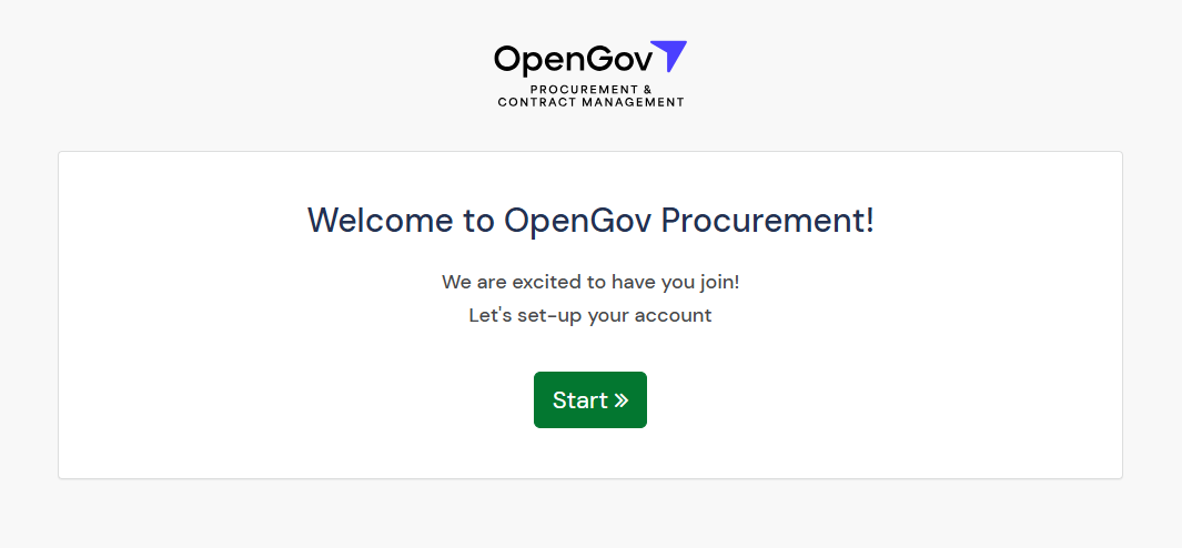OpenGov start
