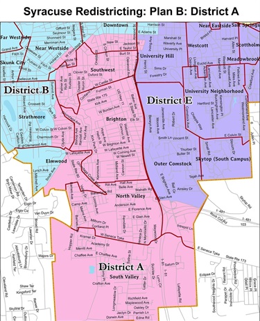 Plan B District A Map
