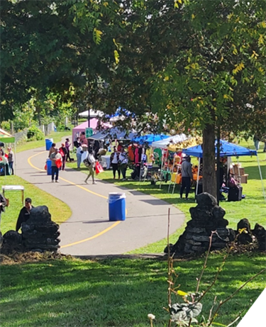 Events along Creek Walk