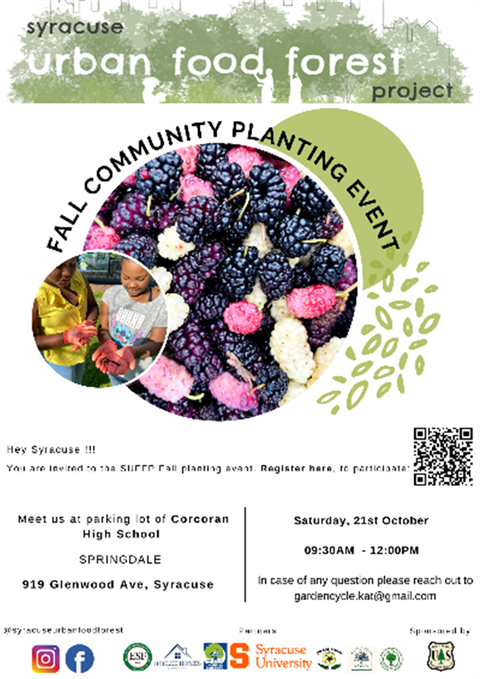 Syracuse Urban Food Forest Project Flyer 