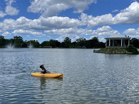 Kayaking at Hiawatha Lake